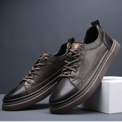 MORANTI LEATHER SNEAKERS – MEN’S CASUAL LOW-TOPS