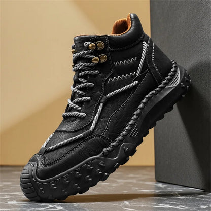 TORVEN BOOTS - MEN’S GENUINE LEATHER HIGH-TOP OUTDOOR BOOTS