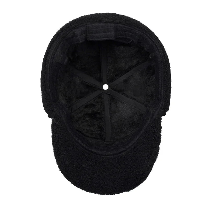 Valden Cotton Guard Earflap Cap - Winter Plush-Lined Hat