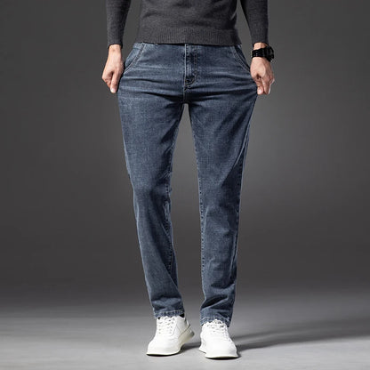 VALENZA STRAIGHT JEANS - MEN’S CLASSIC SLIM-FIT DENIM JEANS