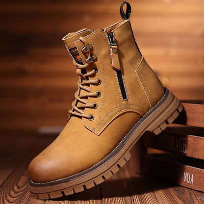 RAVENRIDGE BOOTS - MEN’S GENUINE LEATHER HIGH-TOP OUTDOOR BOOTS