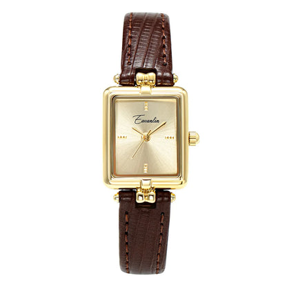 Eavanlin Square Classic Quartz Vintage Watch - Women's Wristwatch