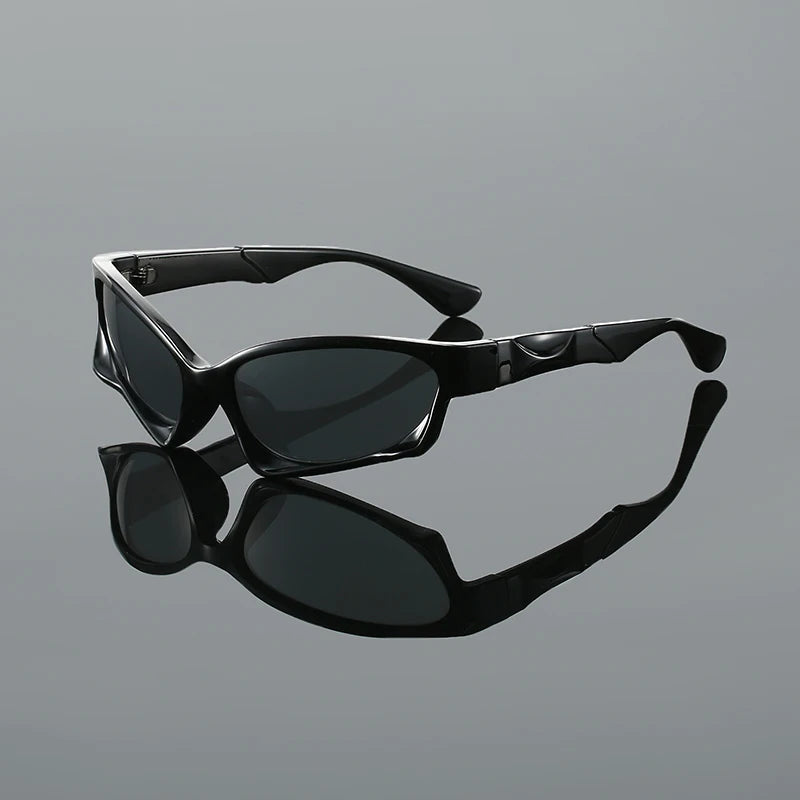 VELNOR RETRO PUNK OVAL SUNGLASSES
