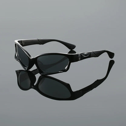VELNOR RETRO PUNK OVAL SUNGLASSES