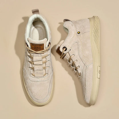 BELLAZIO GENUINE LEATHER SNEAKERS - MEN’S CASUAL OUTDOOR SHOES