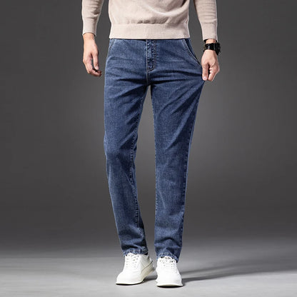 VALENZA STRAIGHT JEANS - MEN’S CLASSIC SLIM-FIT DENIM JEANS