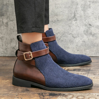 VALMOND BOOTS - MEN’S GENUINE LEATHER BUSINESS CHELSEA BOOTS