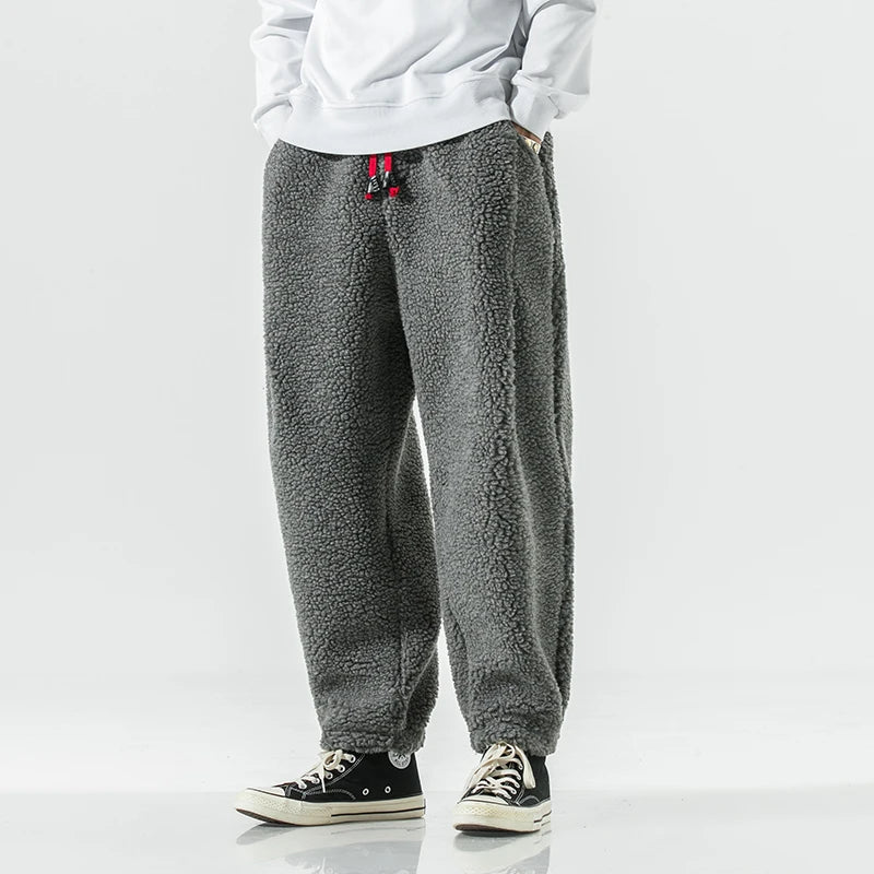 VELMORE FLEECE LOUNGE PANTS - MEN’S WINTER RELAXED SWEATPANTS