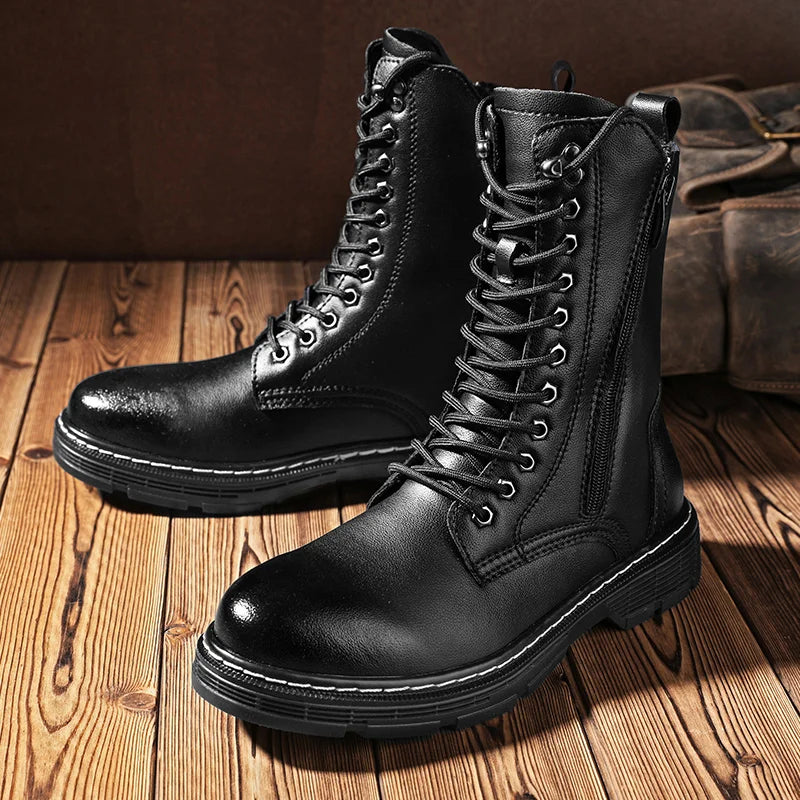 NORTHRIDGE COMMAND BOOTS - MEN’S LEATHER LACE-UP BOOTS