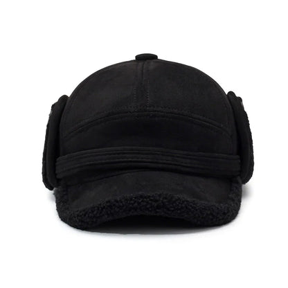 Valden Cotton Guard Earflap Cap - Winter Plush-Lined Hat