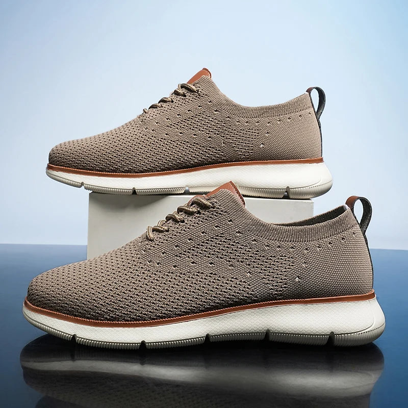 CAPRI LIGHTWEIGHT MESH SNEAKERS - MEN’S BREATHABLE SLIP-ON SHOES
