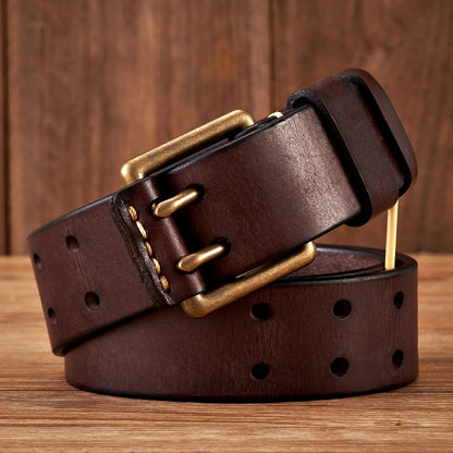 LOUVARE HERITAGE GENUINE LEATHER BELT