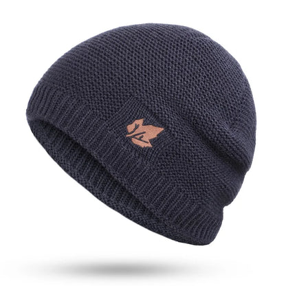 Frostfall Knit Beanie - Plush-Lined Winter Hat