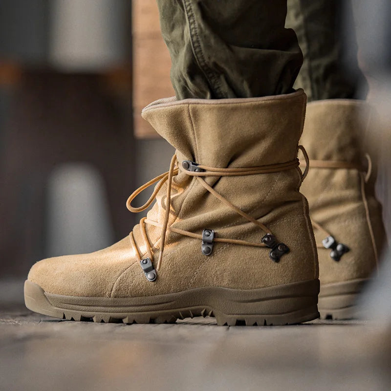 Maden Desert Boots - Men's Suede High-Top Boots