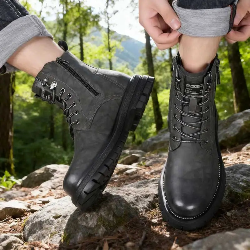 RAVENRIDGE BOOTS - MEN’S GENUINE LEATHER HIGH-TOP OUTDOOR BOOTS