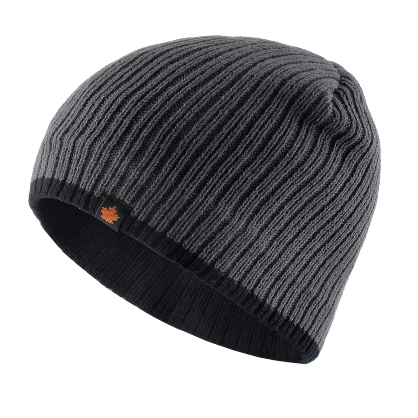 FROSTHILL RIBBED BEANIE - DOUBLE-LAYER WINTER KNIT HAT
