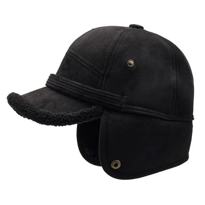 Valden Cotton Guard Earflap Cap - Winter Plush-Lined Hat