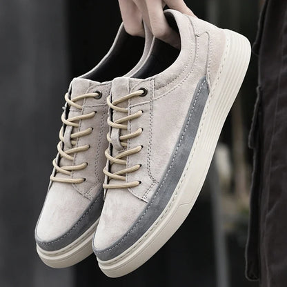 CARVELLI SNEAKERS - MEN’S GENUINE LEATHER CASUAL SHOES