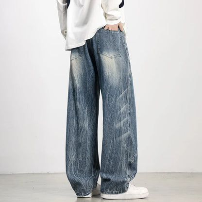 VALMERE RELAXED JEANS - MEN'S WIDE-LEG VINTAGE DENIM PANTS