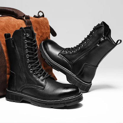 NORTHRIDGE COMMAND BOOTS - MEN’S LEATHER LACE-UP BOOTS