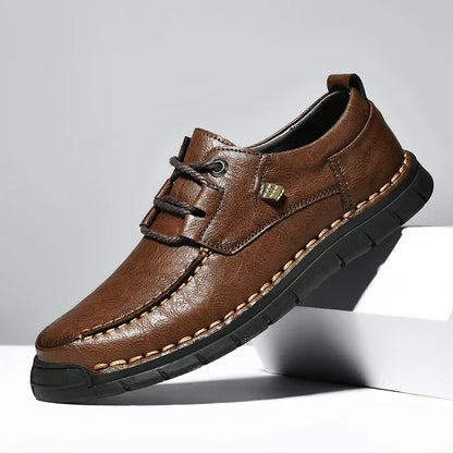 MASERNO GENUINE LEATHER MEN’S CASUAL LOAFERS