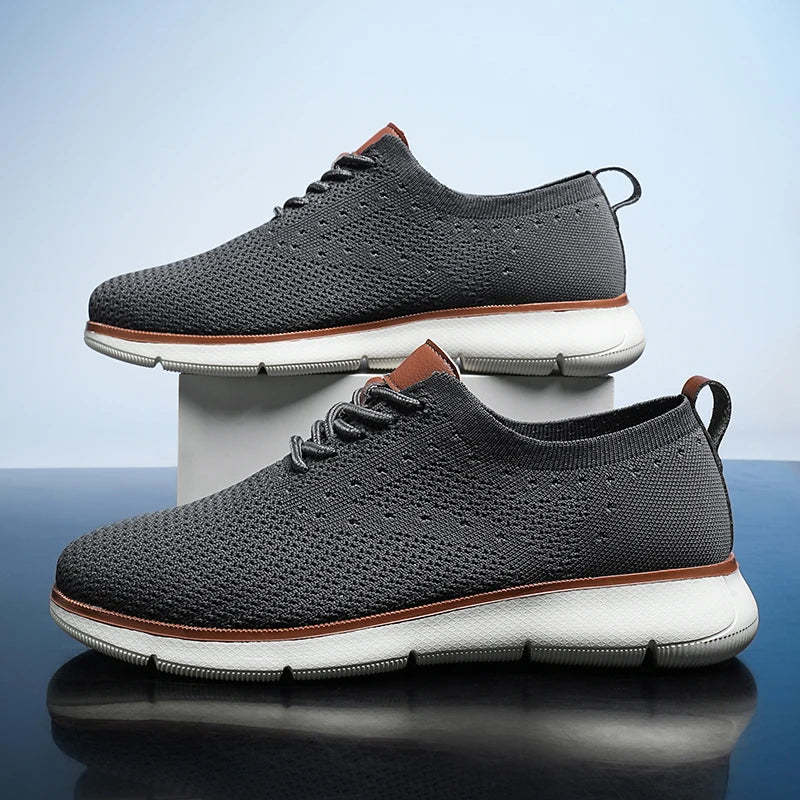 CAPRI LIGHTWEIGHT MESH SNEAKERS - MEN’S BREATHABLE SLIP-ON SHOES