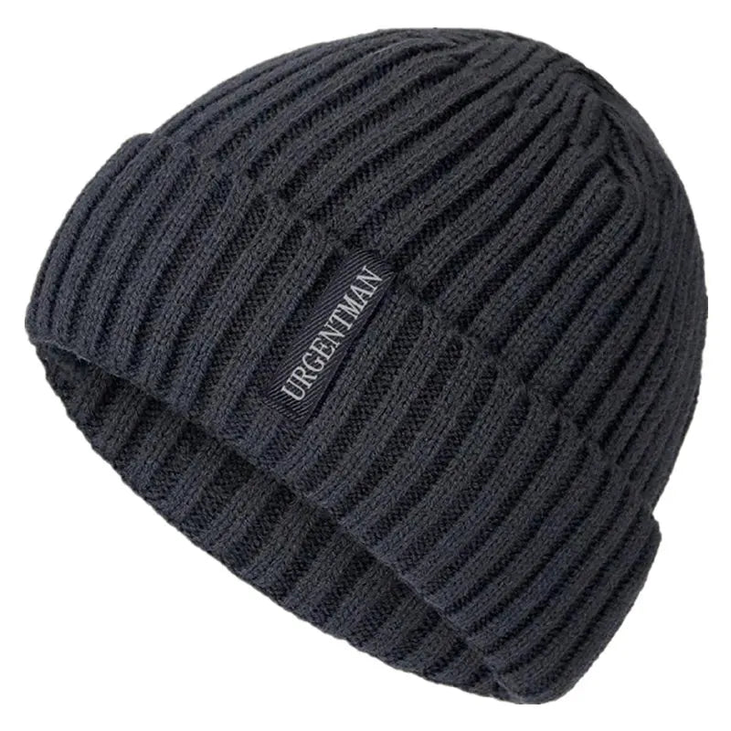 Urgentman Nordpeak Knit Beanie - Plush Lined Winter Hat