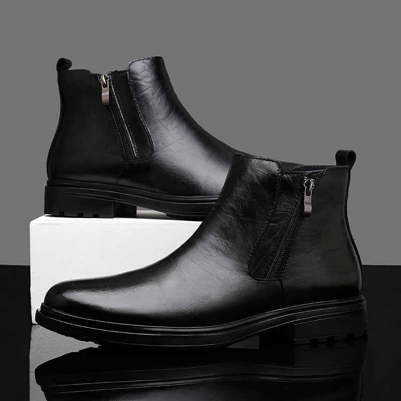 VALERIO BOOTS - MEN’S GENUINE LEATHER CHELSEA BOOTS