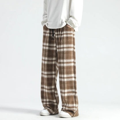 NORDEN PLAID LOUNGE PANTS - MEN’S COZY FLANNEL PANTS WITH RELAXED FIT
