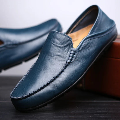 LUCIANO LOAFERS - MEN’S GENUINE LEATHER SLIP-ON SHOES