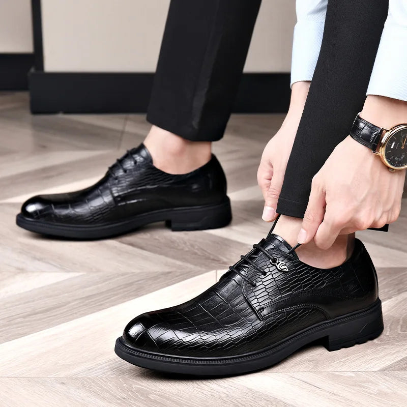 MALVERN SHOES - MEN’S GENUINE LEATHER FORMAL DRESS SHOES