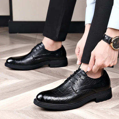 MALVERN SHOES - MEN’S GENUINE LEATHER FORMAL DRESS SHOES