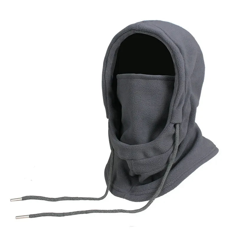 Frostwind Fleece Balaclava - Winter Hooded Face & Neck Cover