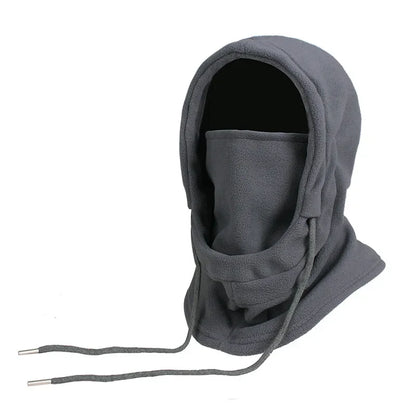 Frostwind Fleece Balaclava - Winter Hooded Face & Neck Cover