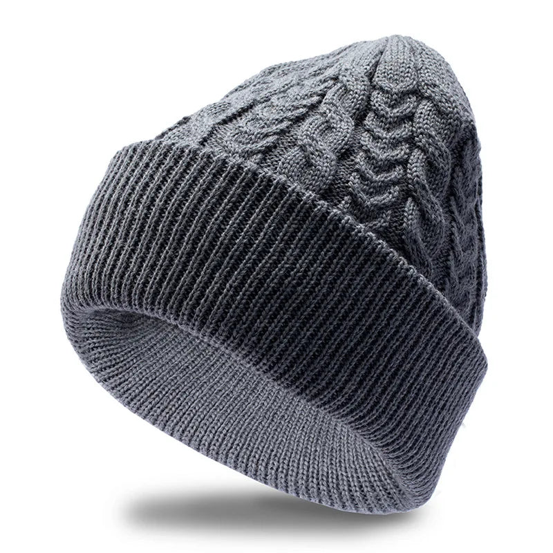 Everdale Wool Knit Beanie - Thick Winter Hat With Warm Lining