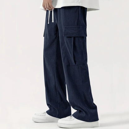 RAVEMONT CORDUROY PANTS - MEN'S RELAXED STRAIGHT-LEG STREETWEAR PANTS