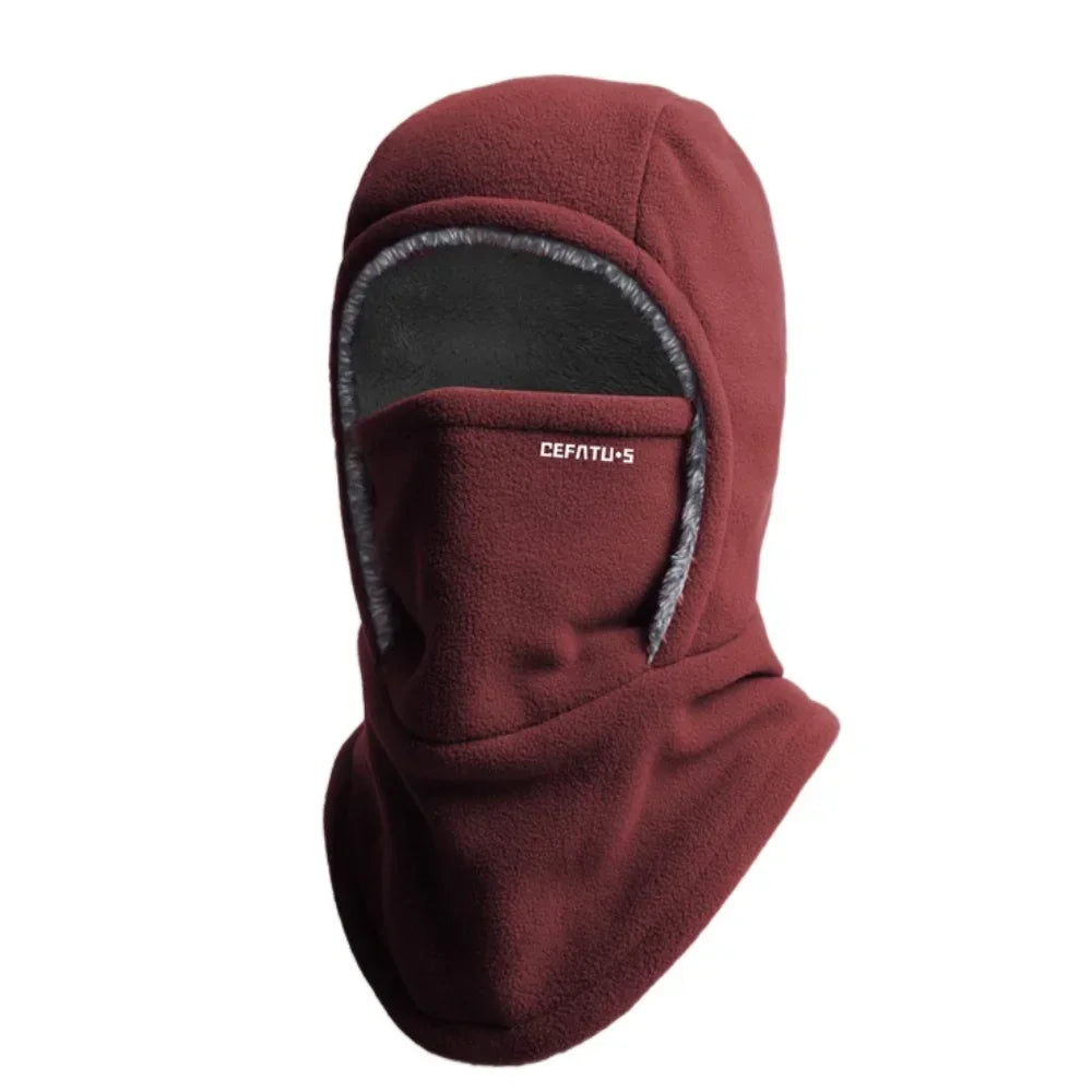 Nordveil Cotton Fleece Balaclava Windproof Hood