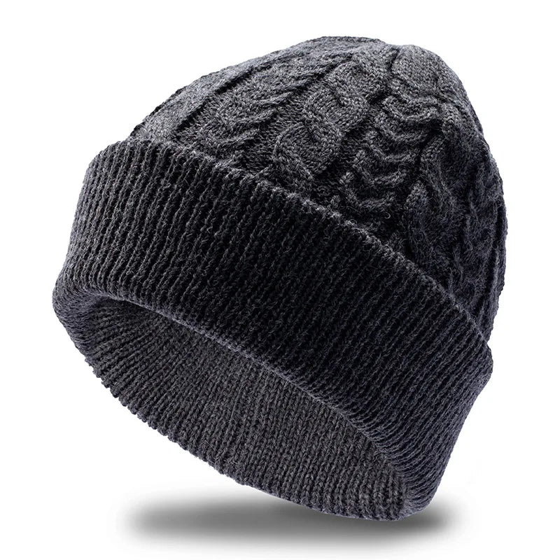Everdale Wool Knit Beanie - Thick Winter Hat With Warm Lining