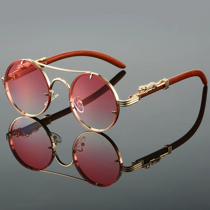 TORVANI VINTAGE ROUND SUNGLASSES