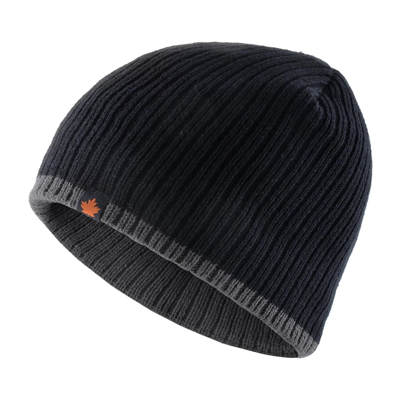FROSTHILL RIBBED BEANIE - DOUBLE-LAYER WINTER KNIT HAT