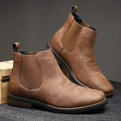 ARVINO BOOTS - MEN’S LUXURY GENUINE LEATHER CHELSEA BOOTS