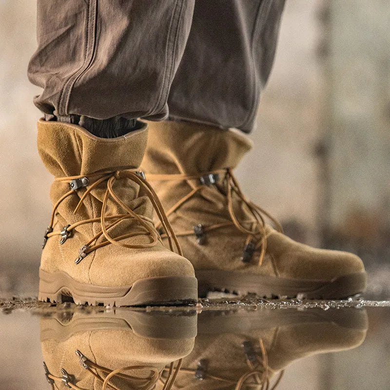 Maden Desert Boots - Men's Suede High-Top Boots