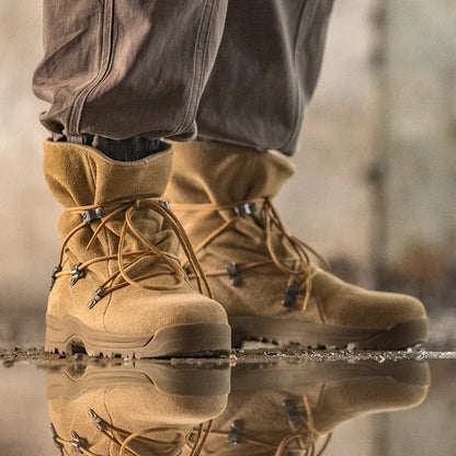 Maden Desert Boots - Men's Suede High-Top Boots