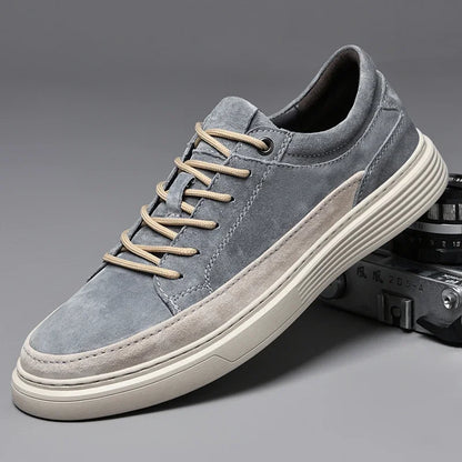 CARVELLI SNEAKERS - MEN’S GENUINE LEATHER CASUAL SHOES