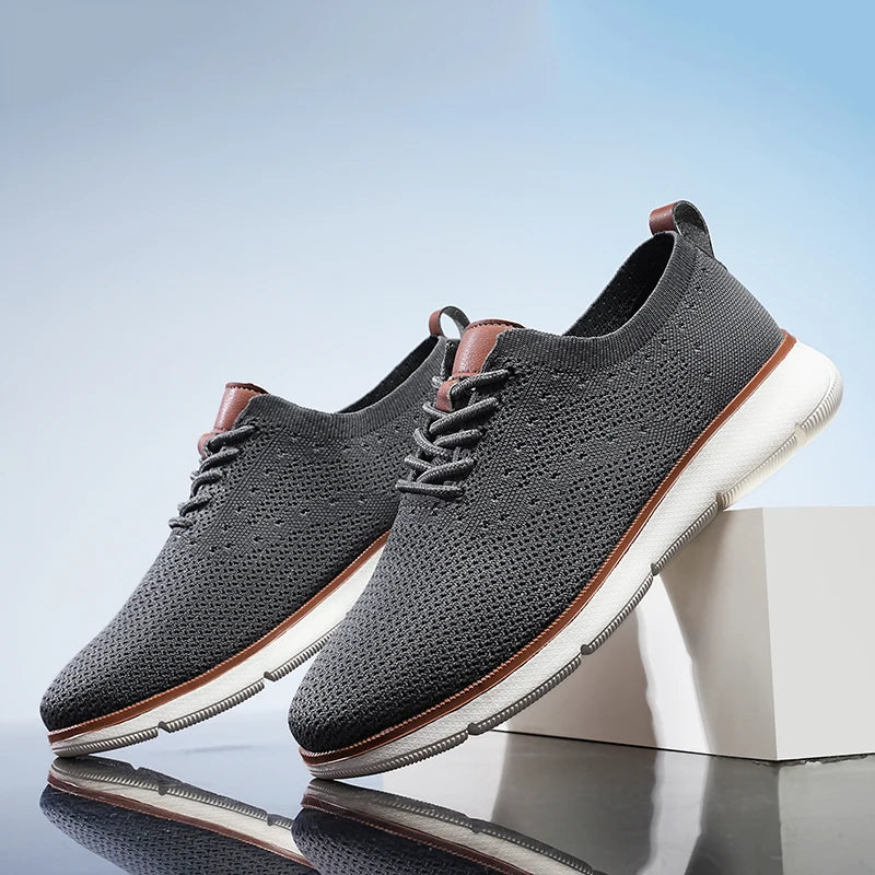 CAPRI LIGHTWEIGHT MESH SNEAKERS - MEN’S BREATHABLE SLIP-ON SHOES