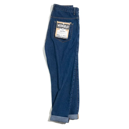 MADEN DENIM JEANS – MEN'S VINTAGE LOOSE STRAIGHT JEANS