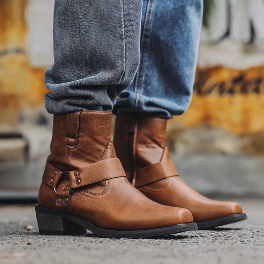 WESTMORE BOOTS - MEN’S RETRO WESTERN COWBOY BOOTS