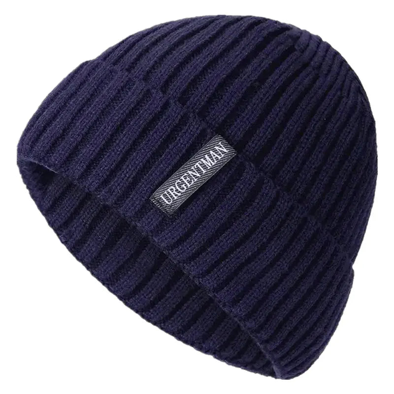 Urgentman Nordpeak Knit Beanie - Plush Lined Winter Hat