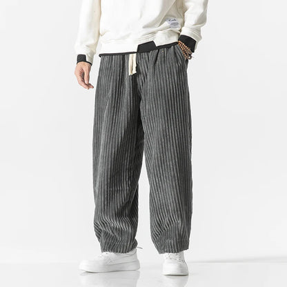 ARVION CORDUROY HAREM PANTS - MEN’S RELAXED STREETWEAR JOGGERS