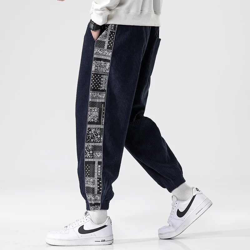 ARVINE PATCHWORK PANTS - MEN’S STREETWEAR SWEATPANTS